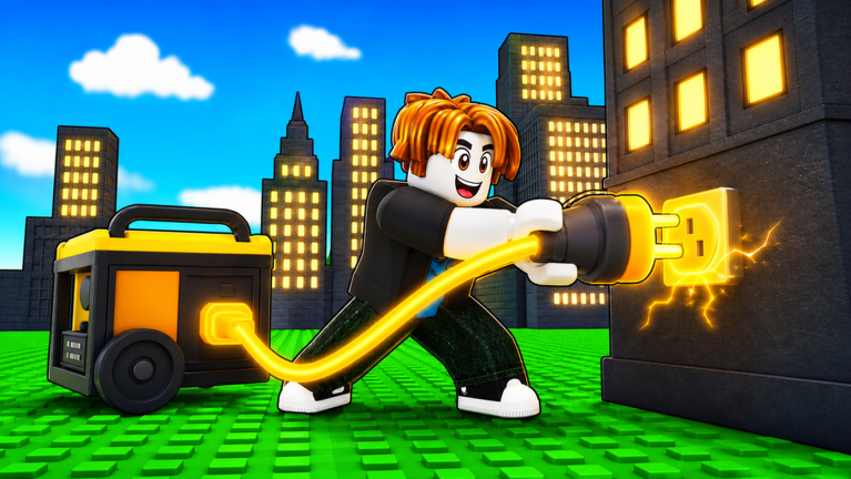 Power a City official Roblox cover art